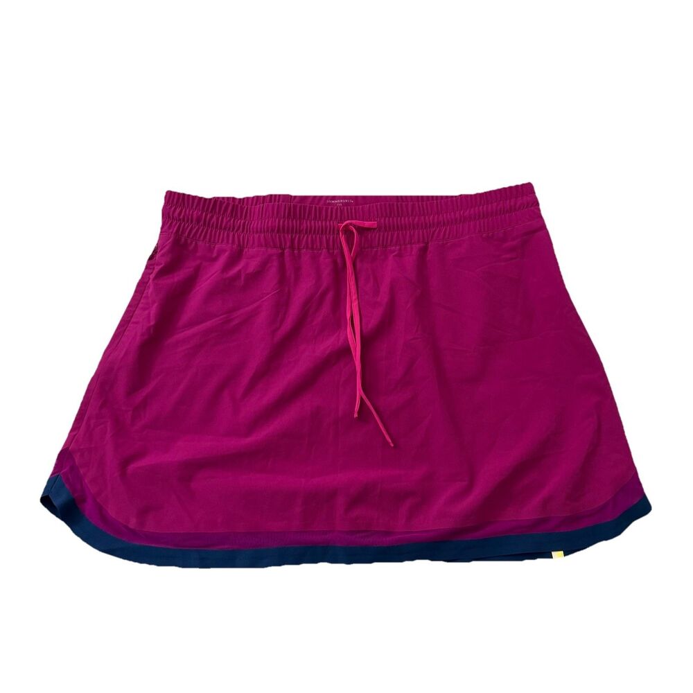 Summersalt The On-The-Go Skirt 1XL Magenta Deep Pink Mini Active Comfort Stretch